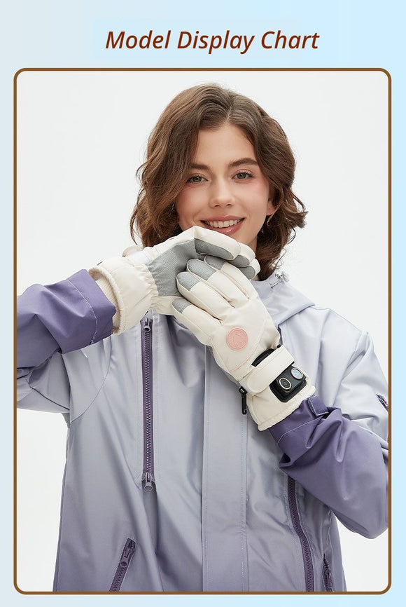 USB Heated Gloves for Outdoor Black