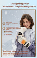 USB Heated Gloves for Outdoor Blue-6