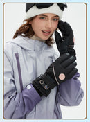 USB Heated Gloves for Outdoor Blue-9