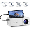 White M3S 1080P Mini Projector AU Plug Includes Manual-1