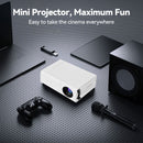 White M3S 1080P Mini Projector AU Plug Includes Manual-3