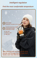 Winter Self-Heating Windproof Touchscreen Gloves-Black Gray-4