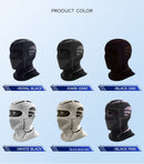 Black and Grey Unisex Windproof Ski Balaclava, Thermal Neck Gaiter & Motorcycle Face Mask-3