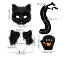Furry Fox Costume Set for Cosplay - Straw Yellow-4