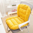 Winter Thick Fleece Seat & Back Cushion Set - 90cm Sofa Office Chair Warmer （French grey）-13