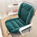 Winter Thick Fleece Seat & Back Cushion Set - 90cm Sofa Office Chair Warmer （khaki）-15