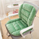 Winter Thick Fleece Seat & Back Cushion Set - 90cm Sofa Office Chair Warmer （aqua）-1