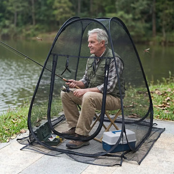 【Hot Sale】Outdoor Portable Breathable Mosquito-Proof Tent Auto-Support Foldable Camping Mesh Canopy