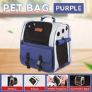 Cat Backpack Carrier - Lightweight, Foldable, Shape-Retaining Travel Bag for Cats and Small Dogs up to 8kg(Sakura powder)-14