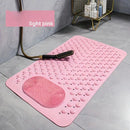 Anti-Slip Massage Shower Mat with Suction Cups Foot Spa Bathroom Mat（green)-8