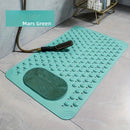 Anti-Slip Massage Shower Mat with Suction Cups Foot Spa Bathroom Mat(khaki)-6