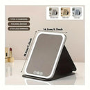LED Makeup Mirror with Lights, 3 Color Modes Touch Control, Rechargeable Travel Vanity Mirror(WHITE)-5