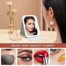 LED Makeup Mirror with Lights, 3 Color Modes Touch Control, Rechargeable Travel Vanity Mirror(BLACK)-9