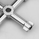 4-in-1 Universal Electrical Cabinet Wrench for Elevators and Valves Silver Multifunctional Tool Wrench-4