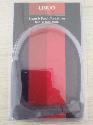 Shoe size measuring stick, foot measurer for shoes, grey - 0