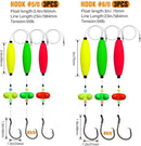 Pre-Tied Catfish Rig System, 23 Inch 55LB Santee Cooper Catfish Float Rig with Adjustable EVA Slip Float and High Carbon Circle Hooks 5/0 6/0 8/0, Ready-to-Fish for River and Bank FishingPre-Tied Catfish Rig System, 23 Inch 55LB Santee Cooper Catfish Floa-7