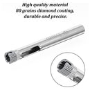 1/4" Diamond Hole Saw Drill Bits, 15PCS Glass Tile Holes Saw 1.1 inch Cutting Depth Glass Hole Saws Tile Holes Saws for Ceramic Marble Porcelain Tiles Granite Quartz-4