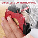 2 Pack Router Corner Radius Template, Premium Aluminum Alloy Router Corner Rounding Jig for Woodworking, 8-in-1 Arc Cutting Guide Set (R10-R50), Fits Trim, Handheld, and Table Routers-5