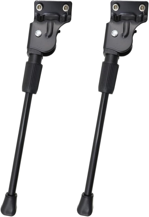 26 Inch Adjustable Aluminium Rear Bike Stands 2 Pack Black