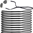 10 Pack Glasses Strap Adjtable Eyeglass Holder Around Neck Universal Glasses Lanyard Eye Glasses String Sunglasses Strap Cord Eyewear Retainer for Men Women Sports Reading (11.8 -23.6in,Balck)-1