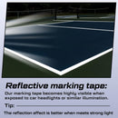 230 Ft Driveway Basketball Tape Outdoor Court Adhesive Marking Lines for Tennis Badminton Parking Floor Pavement Indoor, 2 in Wide (White, PVC) White-2