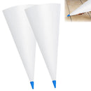 Biaungdo 2 Pack Tile Grout Masonry Mortar Bag, Heavy Duty Piping Bags Grout Sealer Bag, Blue Tip Grouting Tools for Tile Installation-1