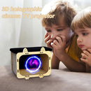 Hologram Phone Projector - Wooden Smartphone Projector Display Stand-2