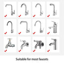 Faucet Water Filter with 2 Cartridges, Rotating Carbon Sink Filter-5