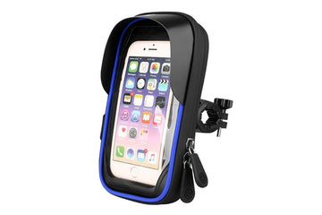 Bike Frame Bag Waterproof Bike Phone Mount Holder Bikes Accessories Gifts - Blue - 0