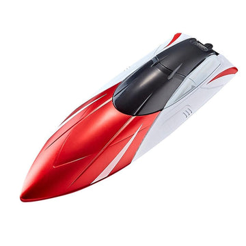 2.4GHz RC Speed Boat Toy - Remote Control Racing Yacht for Pools & Lakes Red - 0