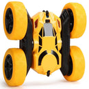 2.4GHz Remote Control Car Toy 4WD Rotating RC Car Toy Yellow-4