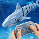 2.4G Remote Control Shark Toy RC Simulation Shark for Swimming Pool Blue-6
