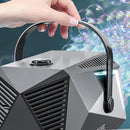 Bubble Machine Automatic Minute Big Bubbles Blower Maker for Outdoor Birthday Parties Black-7