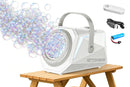 Bubble Machine Automatic Minute Big Bubbles Blower Maker for Outdoor Birthday Parties Black-10