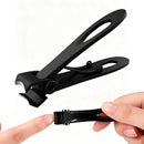 Wide Jaw Nail Clipper Strong Stainless Steel Toenail Cutter for Thick Nails - Multi Color Titanium-9