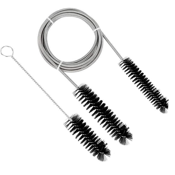 Double End Flexible Pipe Cleaning Brush Set - Black