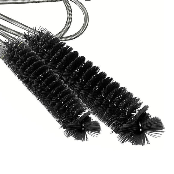Double End Flexible Pipe Cleaning Brush Set - Black