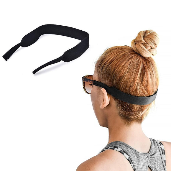 5Pcs Neoprene Eyeglass Holder Adjustable Sunglasses Retainer Strap for Sports - Red