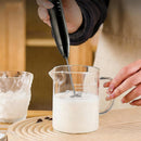 Handheld Milk Frother USB Rechargeable 3 Speeds Electric Foam Wand with 2 Whisks - Black-4