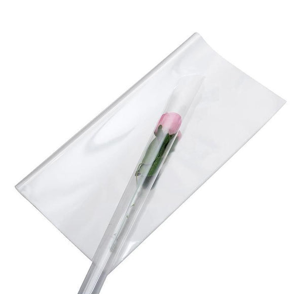 Clear Waterproof OPP Flower Bouquet Wrapping Paper Rolls - Clear