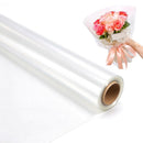 Clear Waterproof OPP Flower Bouquet Wrapping Paper Rolls - Small White Polka Dots-10