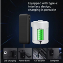Outdoor Camping Digital Electric Air Pump, 5200mAh Built-in Battery, for Air Mattresses and Swim Rings - Black-7