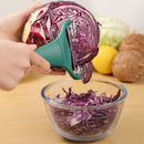 Dual Blade Vegetable Peeler & Cabbage Shredder, 2 in 1 Stainless Steel Julienne Slicer for Cabbage, Carrot, Potato, Fruit Salad Making-7