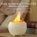 Himalayan Salt Stone Flame Aroma Diffuser, 4 in 1 Essential Oil Humidifier with Warm Night Light, Timer Ultrasonic Cool Mist Diffuser for Home Bedroom-4