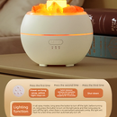 Himalayan Salt Stone Flame Aroma Diffuser, 4 in 1 Essential Oil Humidifier with Warm Night Light, Timer Ultrasonic Cool Mist Diffuser for Home Bedroom-7
