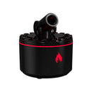 Cannon-Shaped Smoke Ring Aroma Diffuser and Humidifier, 2 Mist Modes, RGB Color-Changing Lava Lamp Essential Oil Diffuser, for Home or Desk – Black-1