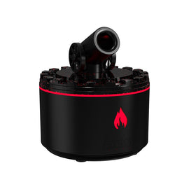 Cannon-Shaped Smoke Ring Aroma Diffuser and Humidifier, 2 Mist Modes, RGB Color-Changing Lava Lamp Essential Oil Diffuser, for Home or Desk – Black