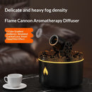 Cannon-Shaped Smoke Ring Aroma Diffuser and Humidifier, 2 Mist Modes, RGB Color-Changing Lava Lamp Essential Oil Diffuser, for Home or Desk – Black-2