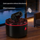 Cannon-Shaped Smoke Ring Aroma Diffuser and Humidifier, 2 Mist Modes, RGB Color-Changing Lava Lamp Essential Oil Diffuser, for Home or Desk – Black-5