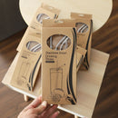 Food-Grade 304 Stainless Steel Drinking Straw Set—4 Ladle-Style Straws-3